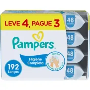 PAMPERS Lenços Umedecidos Pampers Higiene Completa192 Unidades Pampers Tradicional